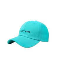 Fashion Wide-brimmed Baseball Cap Simple Embroidered Letters Peaked Cap sku image 8