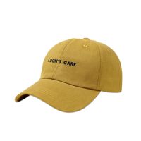 Fashion Wide-brimmed Baseball Cap Simple Embroidered Letters Peaked Cap sku image 9