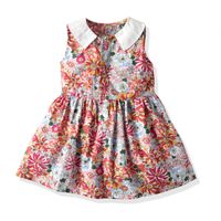 European And American Children's Skirt Summer Girls Cute Sleeveless Dress Wholesale main image 4