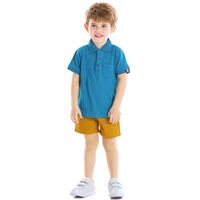 Sommerkragenhemd Kurzarm T-shirt Shorts Anzug Kleidung main image 6