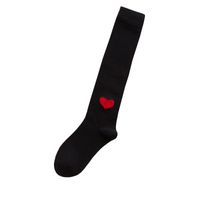 Calf Socks Female Red Heart New Year Stockings Knee-length Stockings Wholesale main image 6