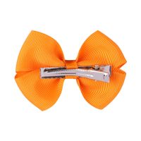 Simple Threaded Ribbon Candy Color Double-layer Children's Bow Hairpin main image 5