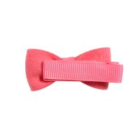 European And American Children's Hair Accessories Solid Color Bow Hairpin main image 6