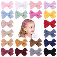 Fashion Children's Hairpin Retro Bow Hairpin Simple Hair Accessories Wholesale main image 1