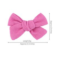 Fashion Children's Hairpin Retro Bow Hairpin Simple Hair Accessories Wholesale main image 3