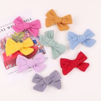 Fashion Children's Hairpin Retro Bow Hairpin Simple Hair Accessories Wholesale main image 6