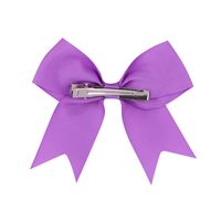 Fashion Children's Hair Accessories Simple Bow Candy Color Hair Clip main image 4