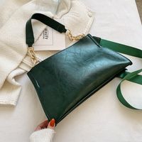 Fashion Large-capacity New Simple Solid Color Shoulder Bag sku image 1