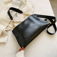 Fashion Large-capacity New Simple Solid Color Shoulder Bag sku image 2
