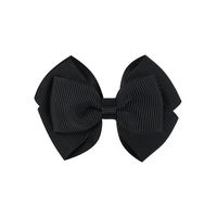 Simple Threaded Ribbon Candy Color Double-layer Children's Bow Hairpin sku image 5