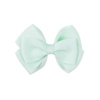 Simple Threaded Ribbon Candy Color Double-layer Children's Bow Hairpin sku image 20