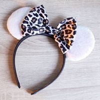 European And American Children's Sequin Headband Polka Dot Bow Round Headband Cute Headband sku image 5