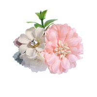 Mode Kinder Simulation Blume Haarnadel Blume Perle Blume Kopfschmuck sku image 5