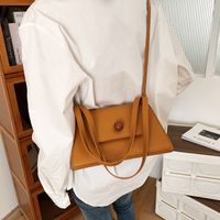 Fashion New Solid Color Handbag Messenger Bag Fashion Retro Shoulder Bag sku image 5