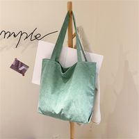 Fashion Personality Shoulder Bag New Canvas Casual Handbag Simple Fashion Bag sku image 1