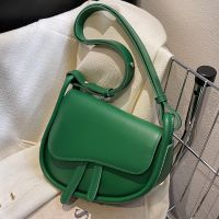 New Fashion Messenger Bag Texturesingle Shoulder Underarm Saddle Bag sku image 1