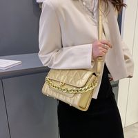 New Trend One-shoulder Messenger Bag Chain Texture Rhombus Small Square Bag sku image 6