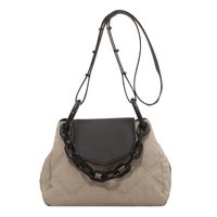 Bolso De Mensajero Informal A La Moda Para Mujer, Bolso De Nailon Portátil De Color Sólido sku image 4