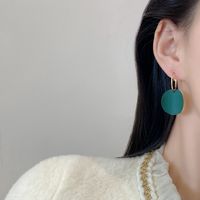 Boucles D&#39;oreilles À Disque Géométrique À La Mode Coréenne Bijoux D&#39;oreille main image 5