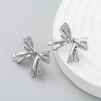 Fashion Simple Alloy Bow Earrings Korean Earrings main image 2