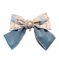 Korea Autumn And Winter Bow Hairpin Niche Temperament Satin Hair Clip main image 6