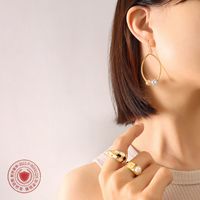 New Zircon Geometric Earrings Fashion Circle Earrings main image 3