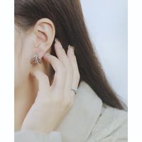 New Simple Fashion Trend Multi-layer Geometric Copper Earrings main image 6