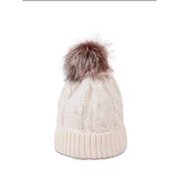 Autumn And Winter New Twist Knit Hat Wool Ball Fashion Trend Warmth Pure Color Woolen Hat sku image 10