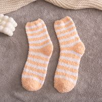 Sleep Socks Coral Fleece Shed Hair Towel Floor Confinement Socks sku image 4