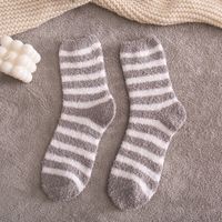 Sleep Socks Coral Fleece Shed Hair Towel Floor Confinement Socks sku image 5