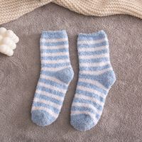 Sleep Socks Coral Fleece Shed Hair Towel Floor Confinement Socks sku image 7