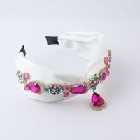 New Fashion Style Diamond-studded Gemstone Headband sku image 1