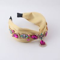 New Fashion Style Diamond-studded Gemstone Headband sku image 2