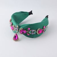 New Fashion Style Diamond-studded Gemstone Headband sku image 3