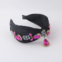 New Fashion Style Diamond-studded Gemstone Headband sku image 4