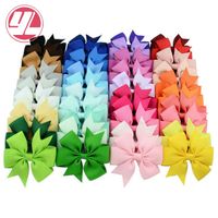 Fashion Solid Color Ribbed Mermaid Bow Hairpin Hair Accessories Children's Hair Accessories main image 3