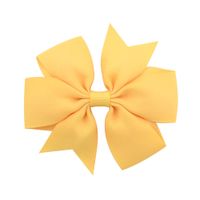 Fashion Solid Color Ribbed Mermaid Bow Hairpin Hair Accessories Children's Hair Accessories main image 6