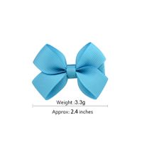 Contrasting Color Three-dimensional Twisted Leaf Bowknot Children's Hair Accessories main image 4