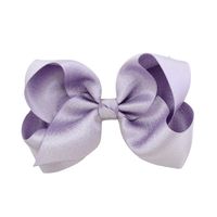 Fashion Polyester Children's Bowknot Hairpin Headdress Solid Color Flower Multicolor Headband main image 3