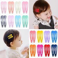 European And American Children's Color Spray Paint Water Drop Clip main image 3