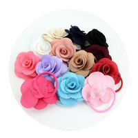 Children's Headwear Multi-layer Three-dimensional Charming Big Rose Hair Tie main image 4