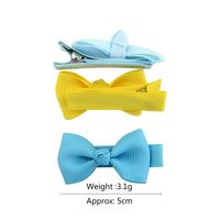European And American Children's Jewelry Cute Bow Ribbon Bag Hairpin main image 4