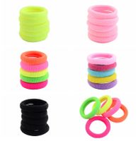 Fashion Seamless Fluorescent Color Rubber Band Korean High Elasticity Hair Rope main image 5