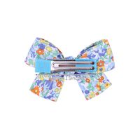 Fashion New Bow Hairpin Floral Fabric Cute Baby Solid Color Hair Accessories main image 5