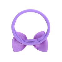 New Children's Bowknot Hairband Hair Accessories Baby Elastic Nylon Seamless Headband main image 4