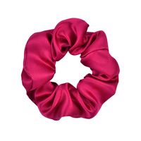 Fashion Solid Color Hair Rope Satin Cloth Elastic Hair Ring Hair Accessories main image 2