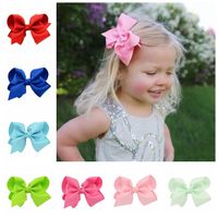 Fashion Plaid Bow Knot Cloth Hair Clip main image 1