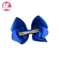 Fashion Plaid Bow Knot Cloth Hair Clip main image 5