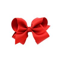 Fashion Plaid Bow Knot Cloth Hair Clip main image 6