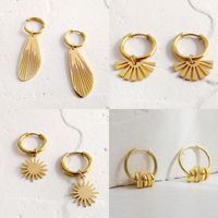 Fashion Non-fading Stainless Steel Earrings Simple Earrings main image 2